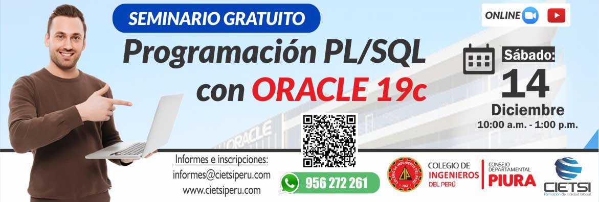 seminario gratuito programaciOn pl sql con oracle 19c